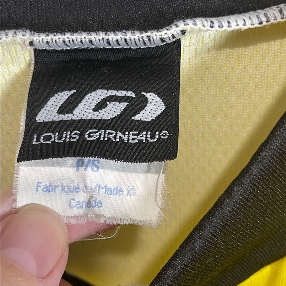Louis Garneau Men's Cycling Jersey - Yellow and Black - Picture 2 of 8